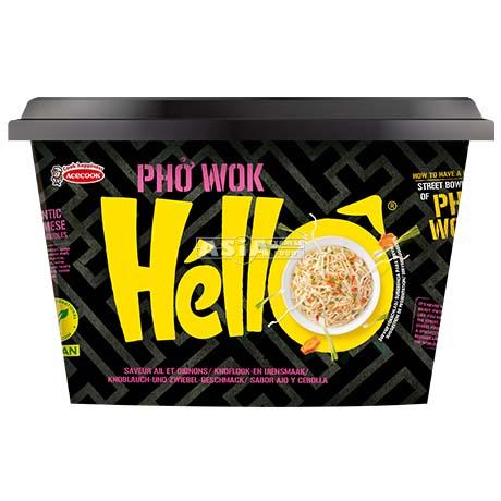 Hello Instant-Nudeln Pho Wok Zwiebel Knoblauch 76g