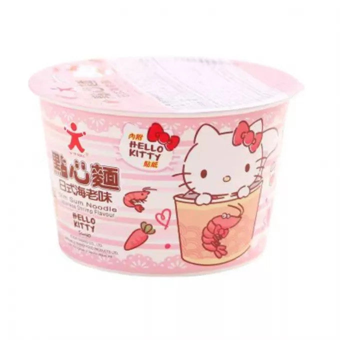 Hello Kitty Instant-Nudeln mit Schrimps 37g