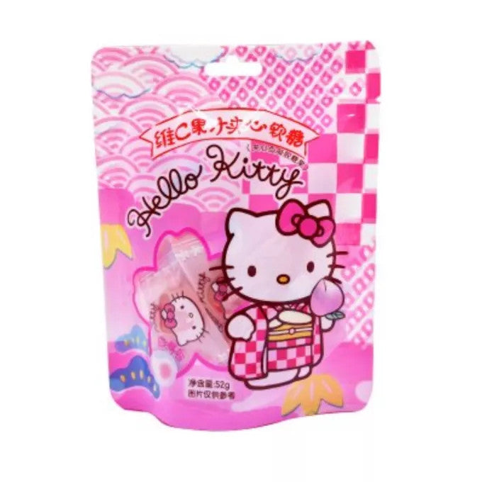 Hello Kitty Pfirsichgummibärchen 52g