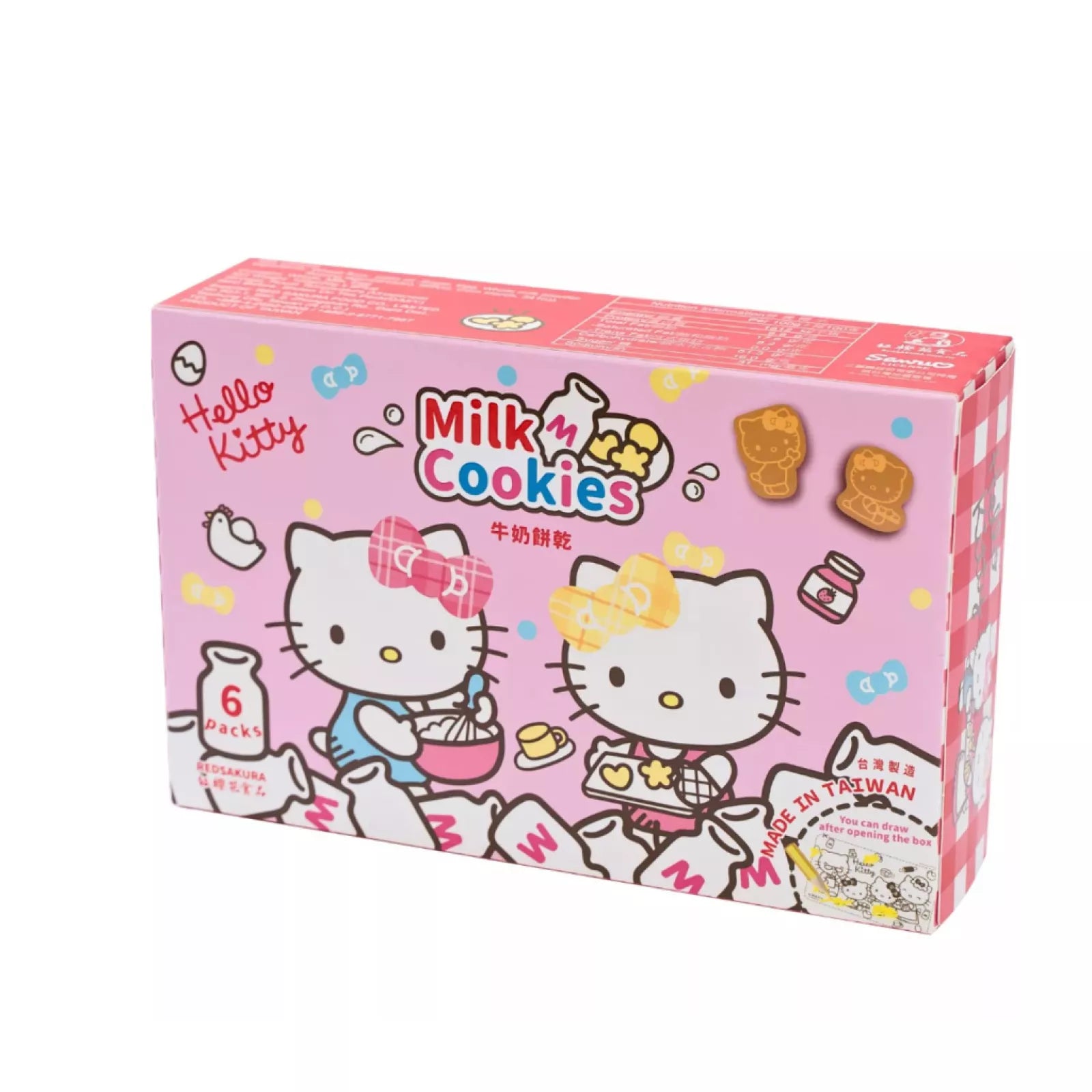 RED SAKURA Hello Kitty Weiße Schokoladen Cookies 12g