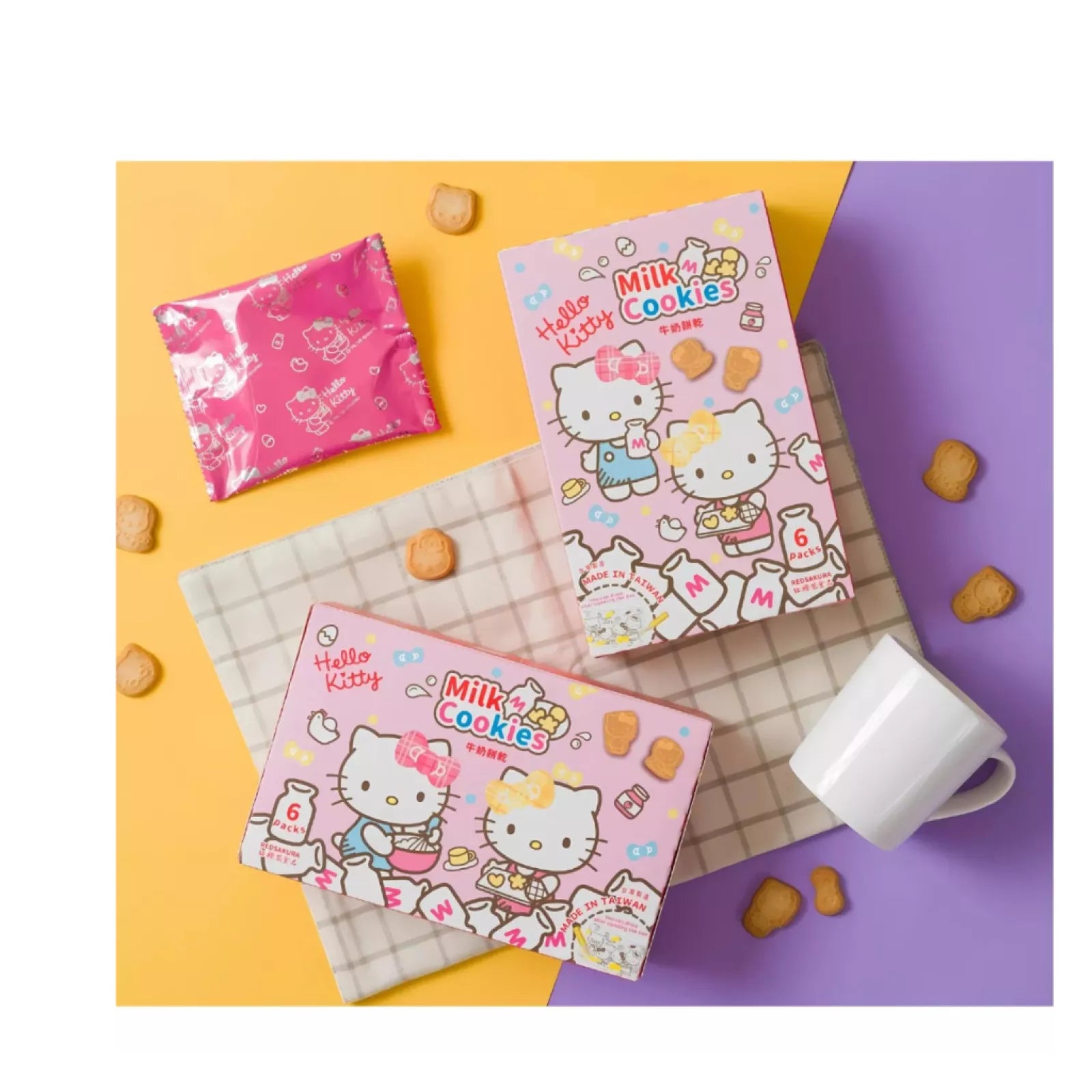 RED SAKURA Hello Kitty Weiße Schokoladen Cookies 12g