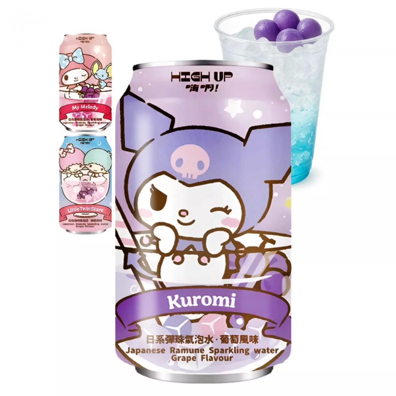 HIGHUP Kuromi Trauben Ramune 310ml