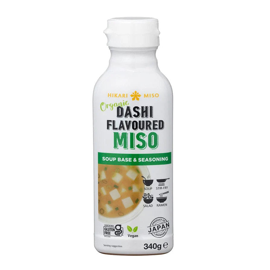 HIKARI Bio Miso Suppen Basis & Gewürzt Dashi Geschmack 340g