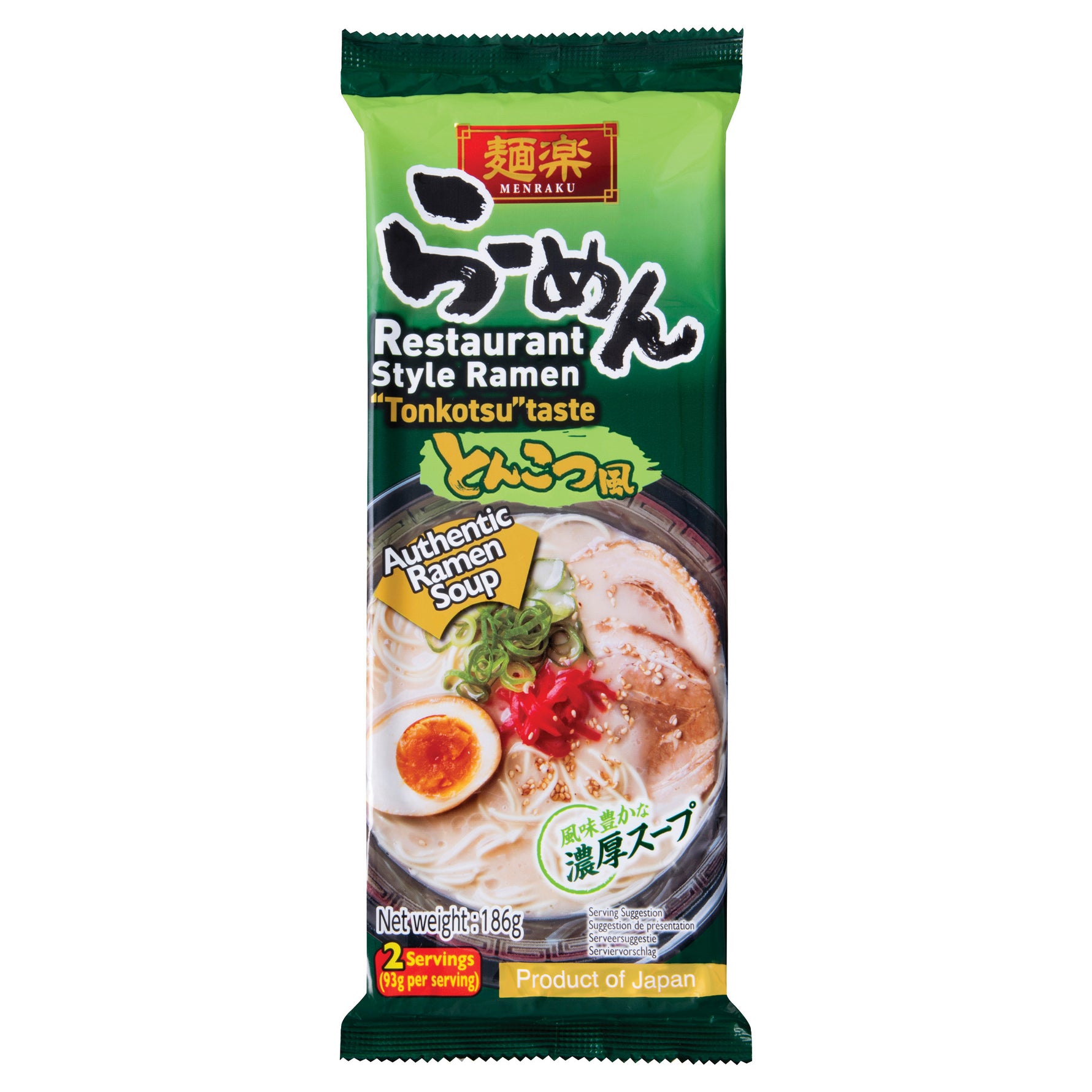HIKARI Ramen-Tonkotsu-Geschmack im Restaurantstil 186g