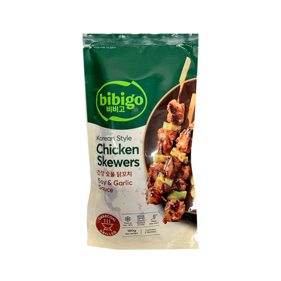 BIBIGO Hühnerspieße Korean Style Soja & Knoblauch Sauce 180g