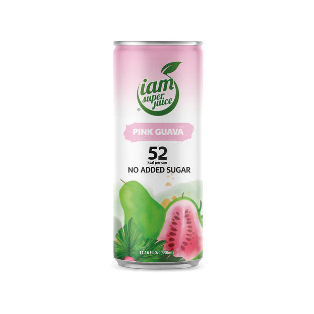 Iam Superjuice Rosafarbenes Guavengetränk 330ml