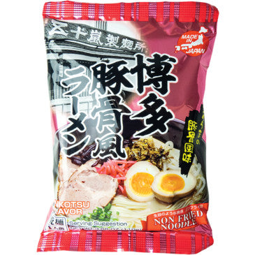 IGARASHI SEIMEN Instant Ramen mit Tonkotsu Sauce, (Hakata Tonkotsu Ramen) 108g