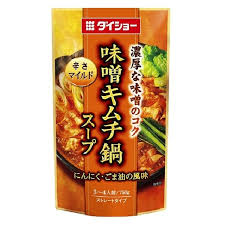 DAISHO Hot pot Suppenbasis, Miso und Kimchi Geschmack 750g