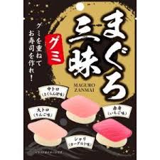 CREET Gummibärchen-Sushi Kirsche / Apfel / Erdbeere 60g
