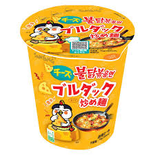 SAMYANG JP Buldak - Instant-Nudeln Scharfes Huhn Käse Becher Japan 80g