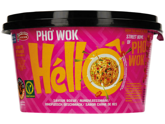 HELLO Instant-Nudeln Pho Wok Rindfleisch 76g