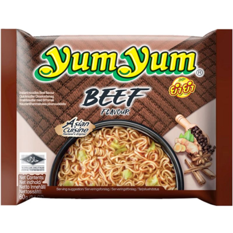 YUM YUM Instant Nudeln Rindfleisch 60g