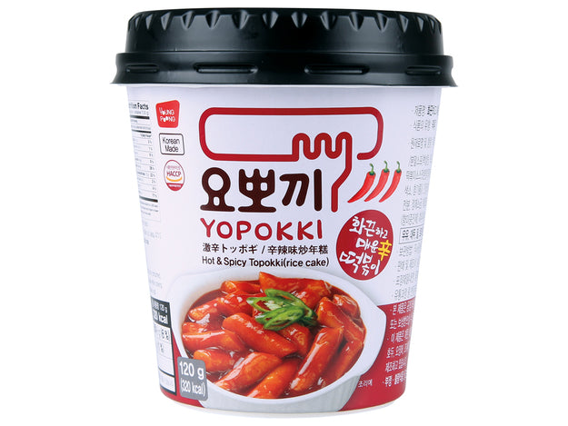 YOPOKKI Instant Topokki Hot & Spicy 140g