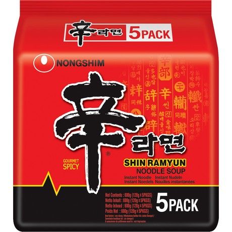 NONGSHIM Instantnudeln Shin Ramyun 5er-Pack 600g