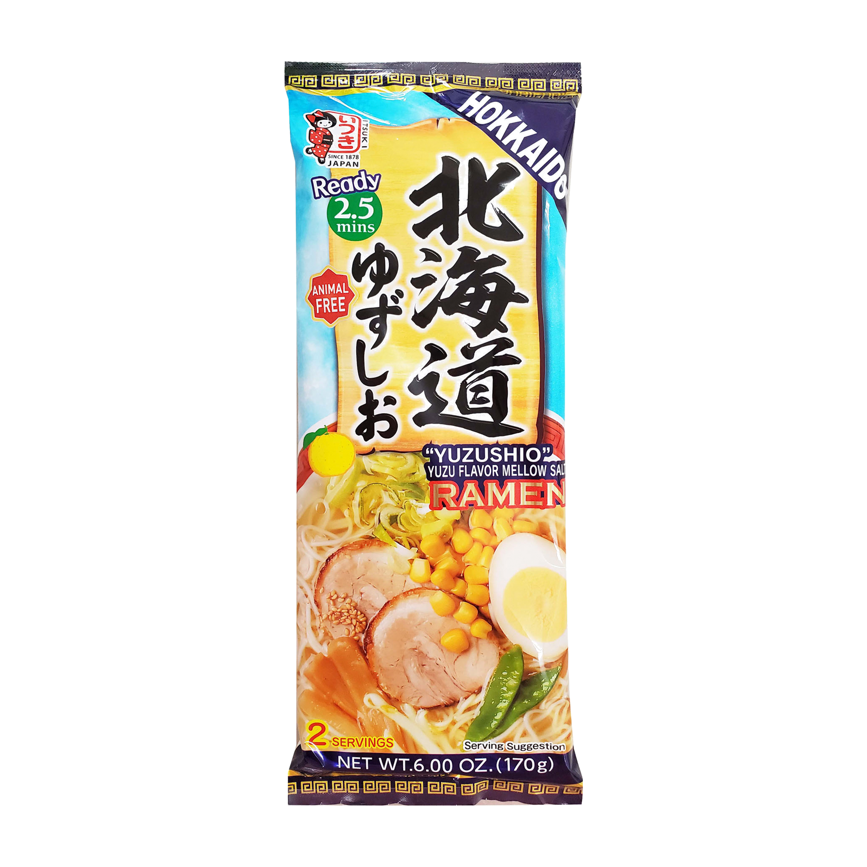 Itsuki Hokkaido Yuzu Shio Ramen 170g