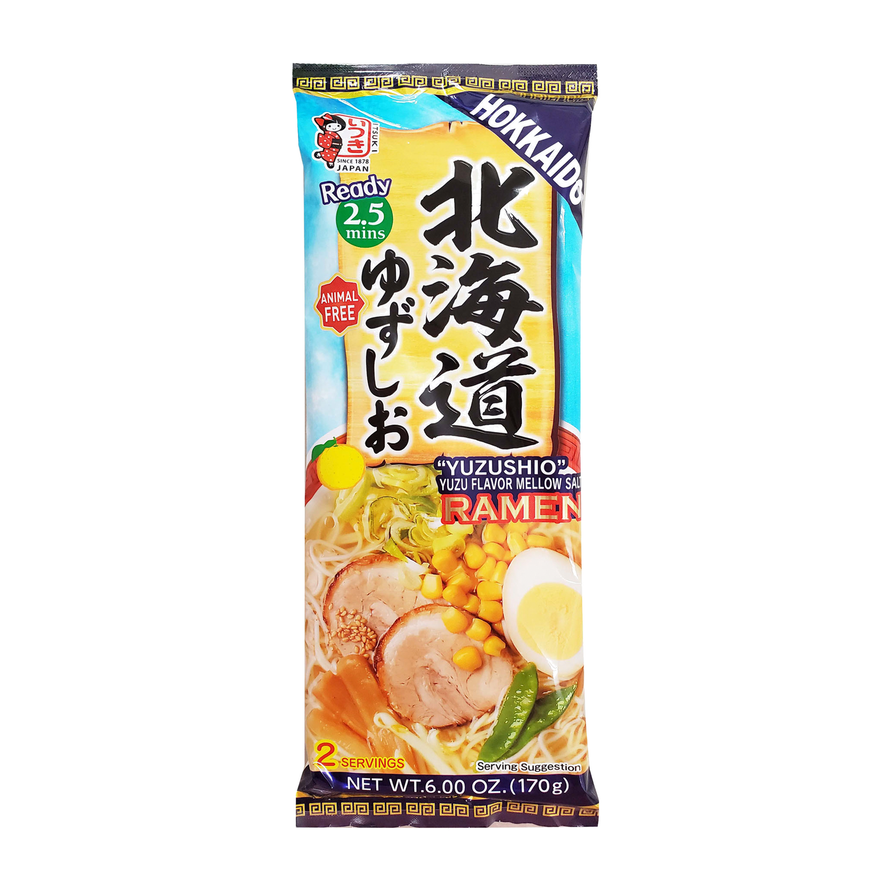 Itsuki Hokkaido Yuzu Shio Ramen 170g