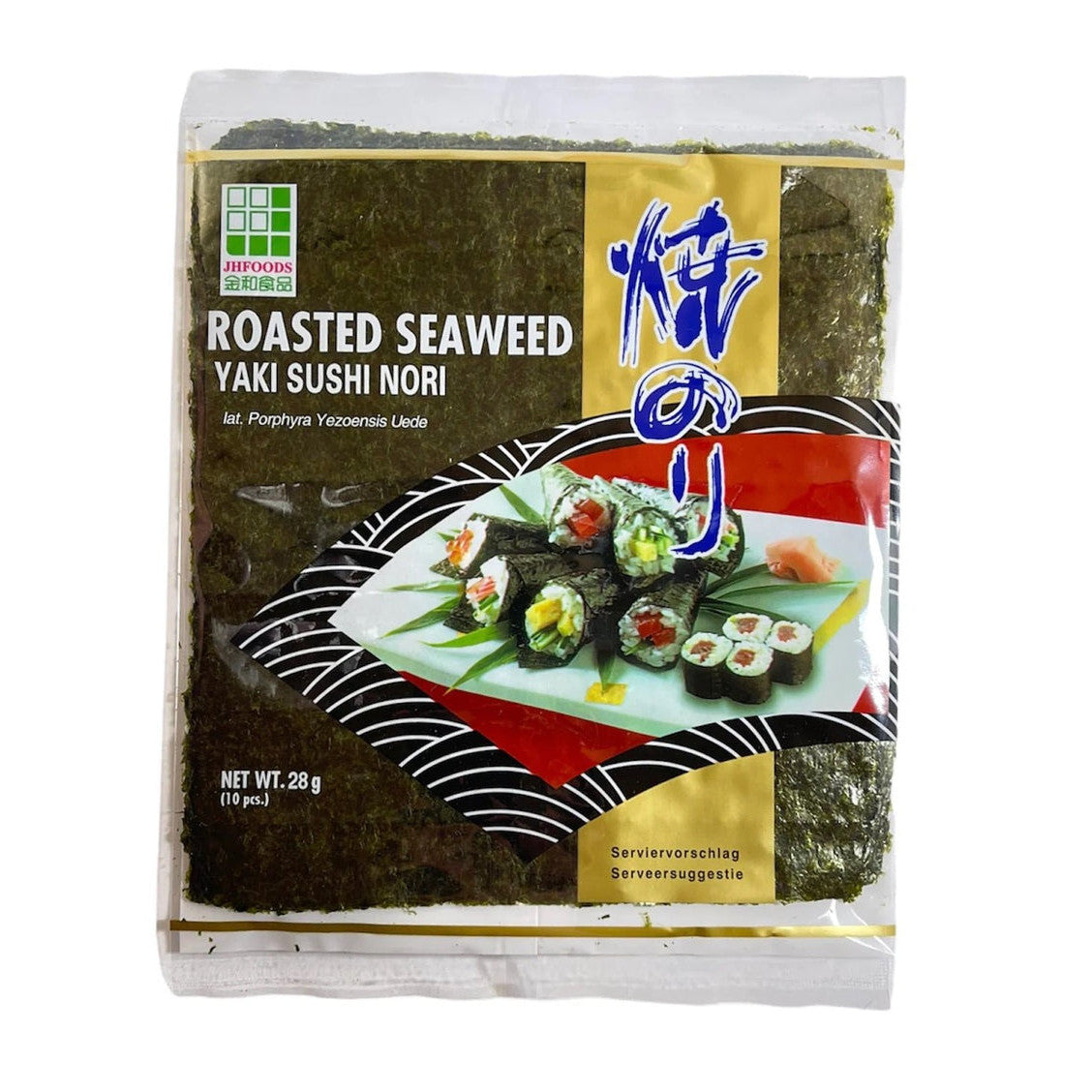 Jhfoods Yaki Nori Gerösteter Seetang (Gold) 25g