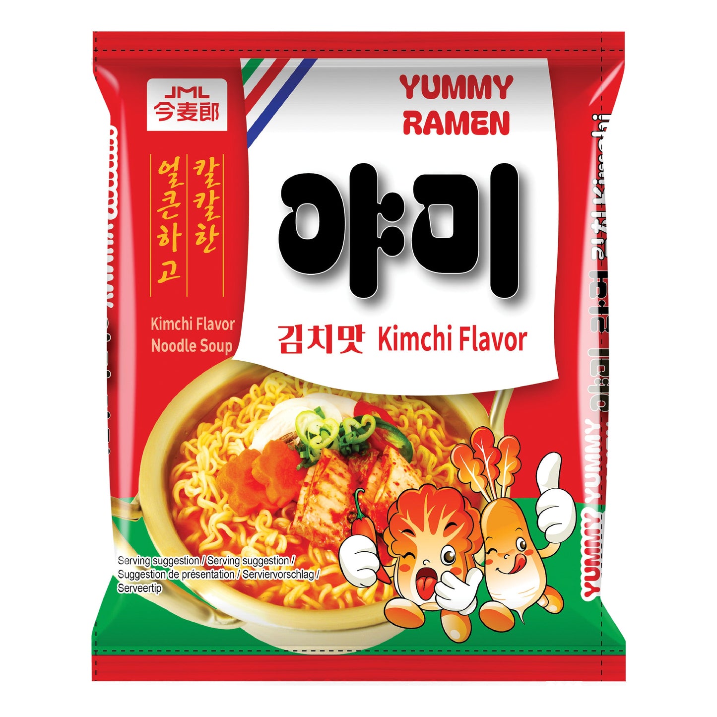 JINMAILANG Instantnudeln mit Kimchi-Geschmack 95g