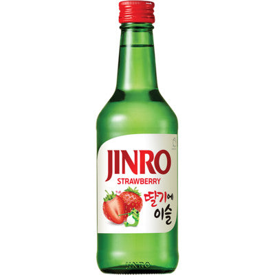 JINRO Soju, Chamisul Strawberry, 13% vol 350ml