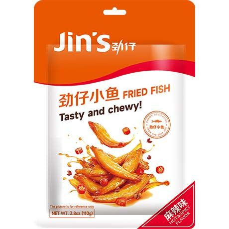JINZAI Anchovis Snack Frittiert Hot & Spicy 110g
