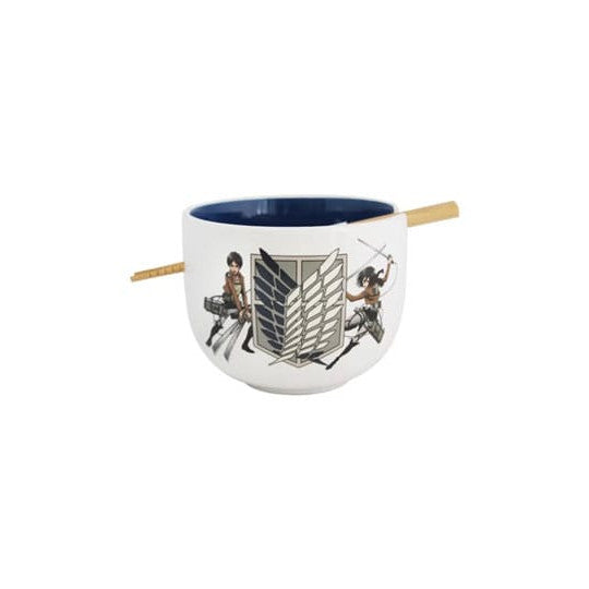 Just Funky Attack on Titan Ramen-Schüssel mit Stäbchen Survey Corps 414 ml