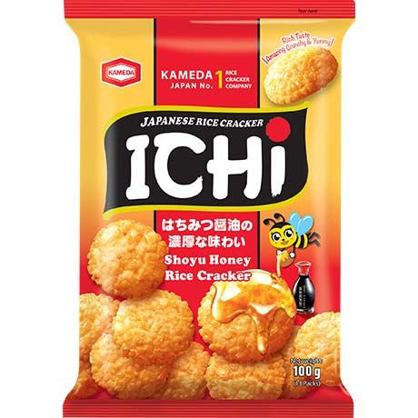 KAMEDA Ichi Reiskräcker Shouyu mit Honig 100g