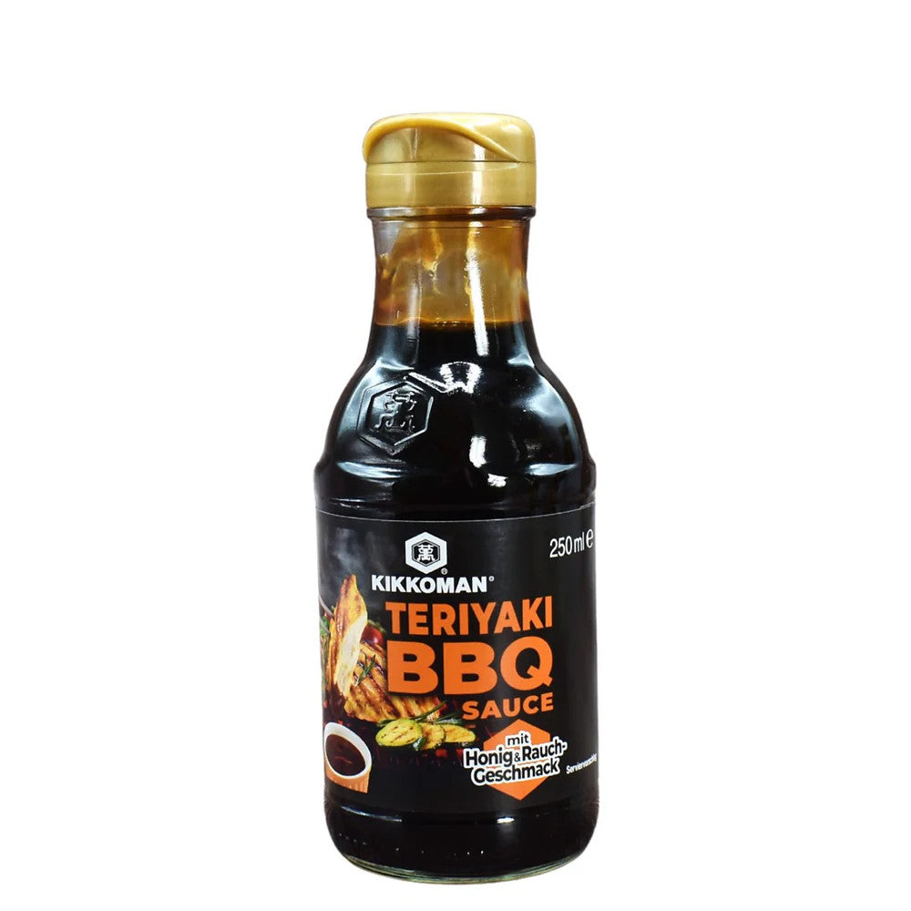 KIKKOMAN Teriyaki BBQ Soße mit Honig 250ml