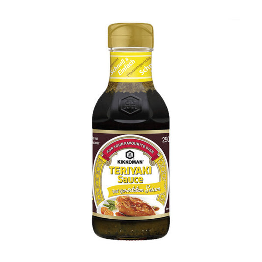 KIKKOMAN Teriyaki Soße mit geröstetem Sesam 250ml