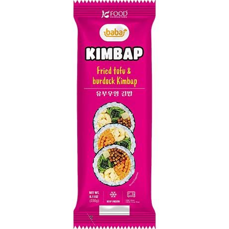 G BABA Kimbap Frittierter Tofu & Burdock-Wurzel 230g