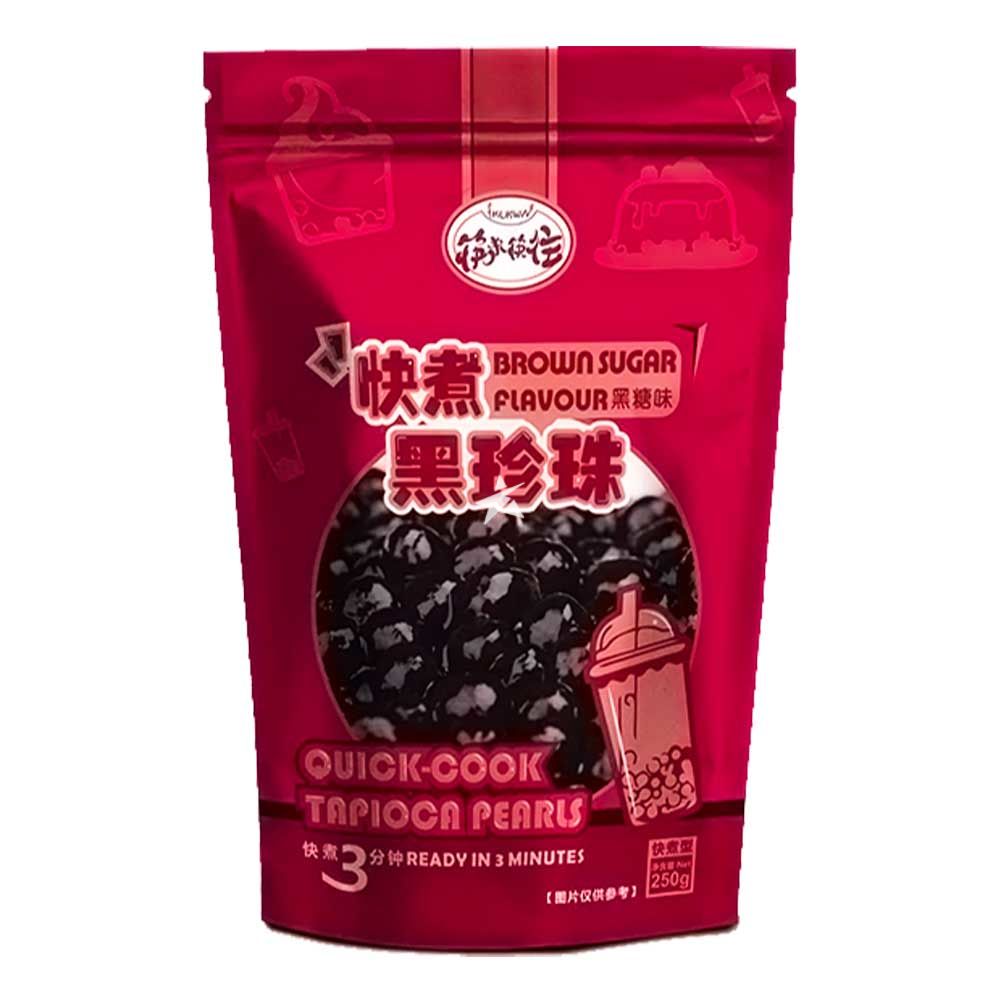 KLKW Schnellkoch Tapioka Perlen Bauner Zucker 250g