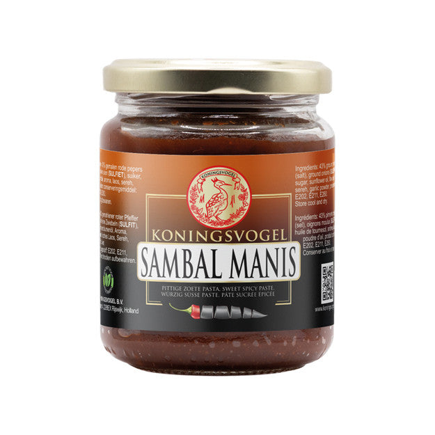 Koningsvogel Chilipaste / Sambal Manis 280g