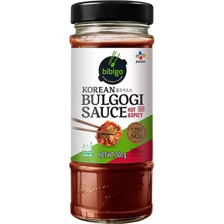 BIBIGO koreanische Bulgogi Sauce Hot & Spicy 500g