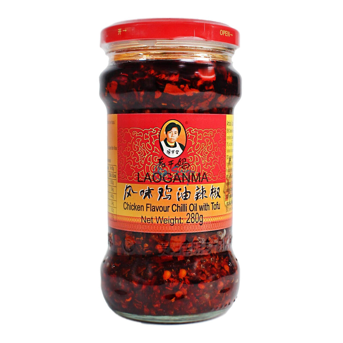 LAO GAN MA Chiliöl mit Hühnergeschmack 280g