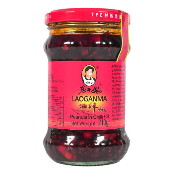 Lao Gan Ma Erdnüsse in Chili-Öl 210g