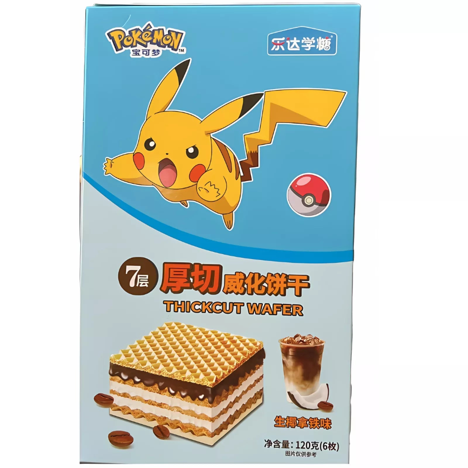 LEDA Dicke Kokosnuss-Latte-Waffel 120g