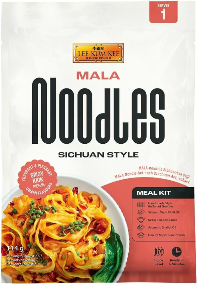 LEE KUM KEE Mala Nudeln Szechuan Style, Meal Kit 114g