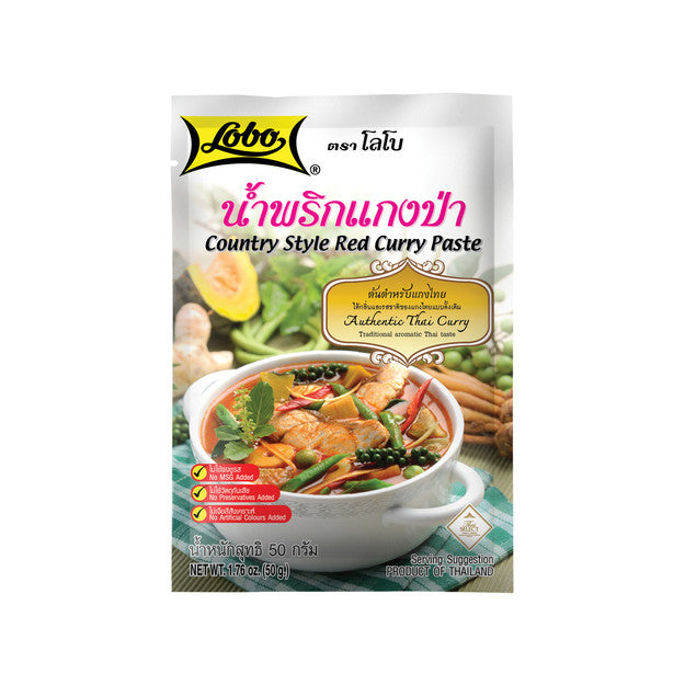 Lobo Country Stil Rote Currypaste 50g