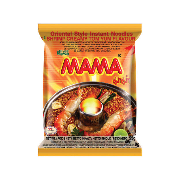 MAMA Instant Nudeln Garnelen-Rahm Tom Yum 90g