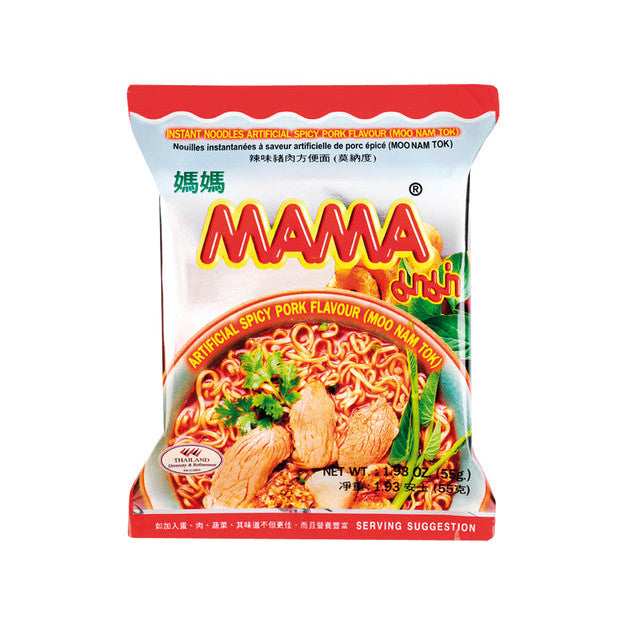 MAMA Instantnudeln Spicy Pork Moo Nam Tok 55g