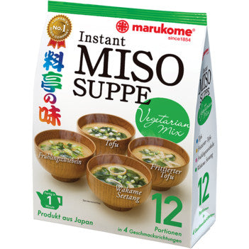 MARUKOME Miso-Suppenpaste, Vegetarisch, dunkel 224g