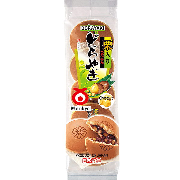 MARUKYO Kuri Iri Dorayaki (Gebackener Weizenkuchen) 275g