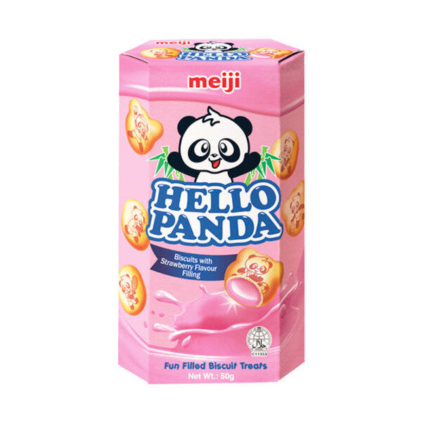 Meiji Hello Panda Hello Panda Kekse Erdbeerfüllung 50g