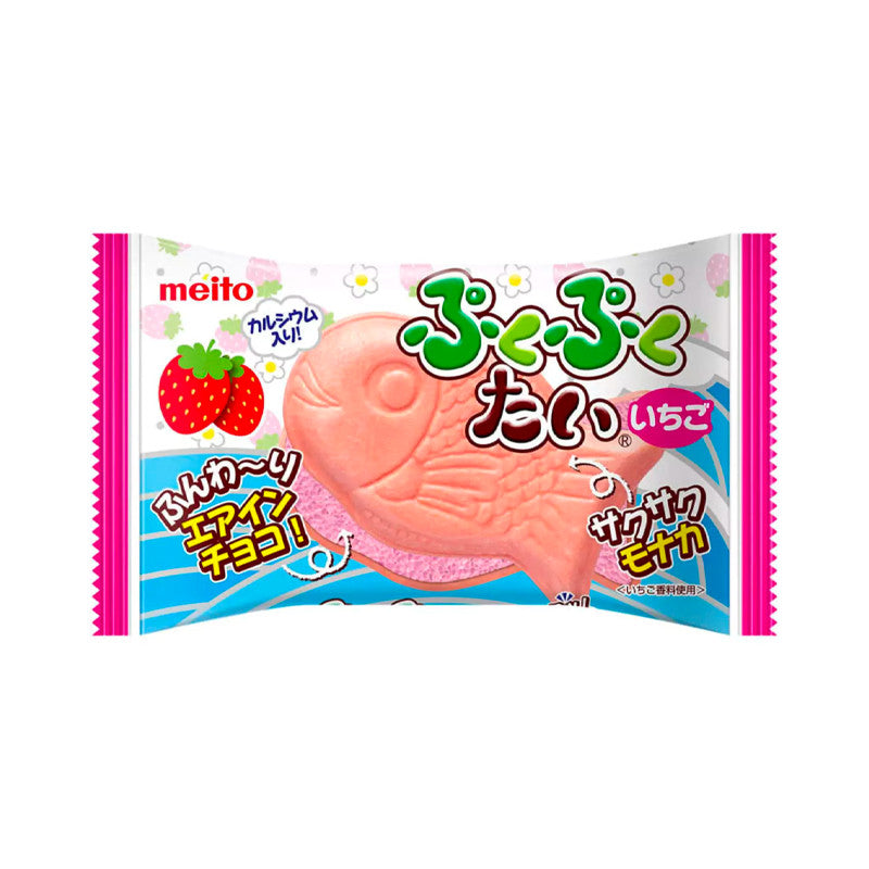 MEITO Puku Puku Waffel Tai Erdbeere 16g
