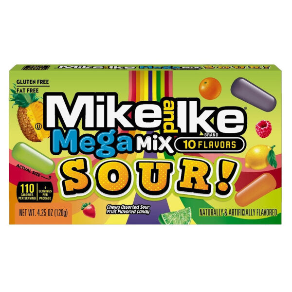 Mike and Ike Mega Mix Sour 120g