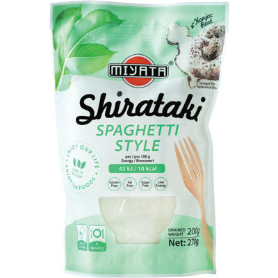 MIYATA Shirataki, Spaghetti, Nudeln aus Konjakmehl 270g