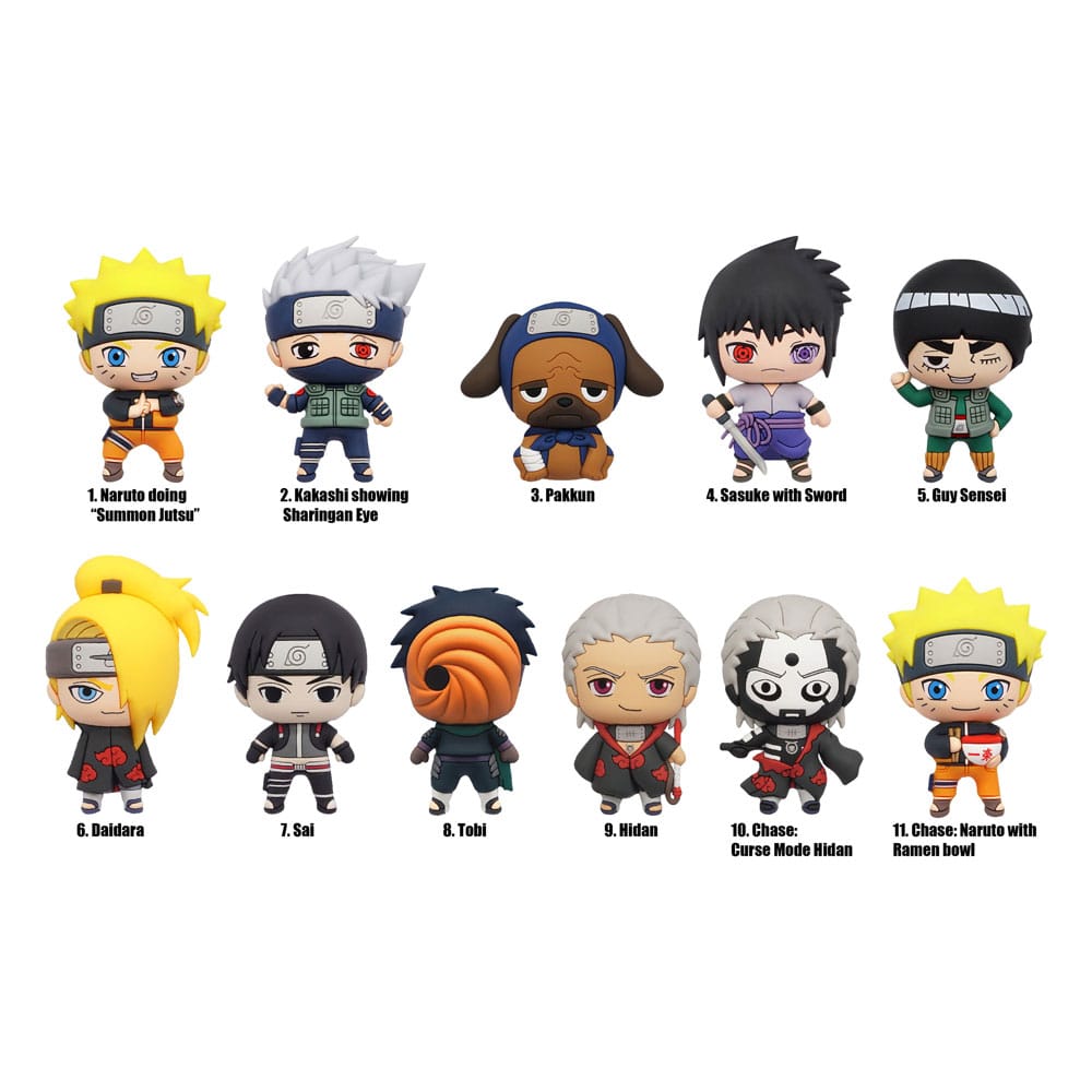 Monogram Int. Naruto Shippuden 3D PVC-Taschenanhänger
