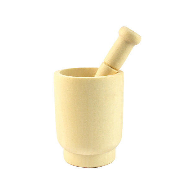 Mörser & Stößel aus Holz 6,5 cm