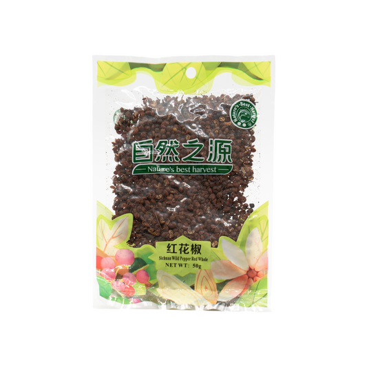 NATURE'S BEST HARVEST Sichuan-Wildpfeffer, rot, ganz 50g