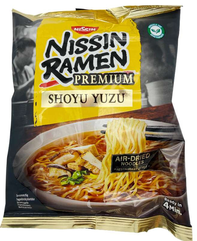 Nissin Foods Ramen Premium Shoyu Yuzu, 93g