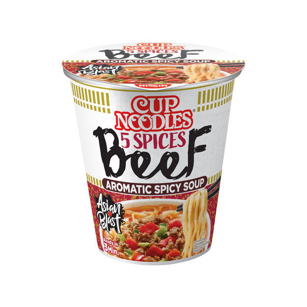 Nissin Nudelsuppe 5 Gewürze Rind 64g